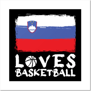 Slovenia Loves Basketball Posters and Art